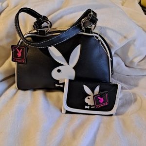Playboy handbag and wallet